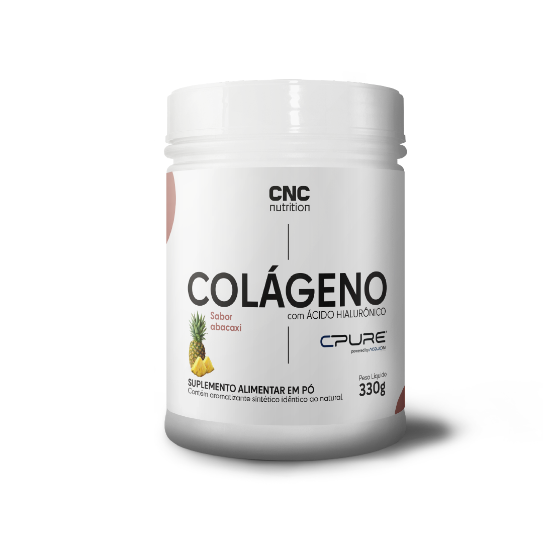 Colágeno Hidrolisado com Ácido Hialurônico 330g - Abacaxi